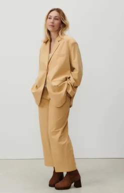 Damen American Vintage |Damenblazer Kabird Kichererbse