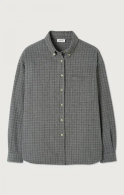 Damen American Vintage |Damenbluse Jofty Kies Meliert