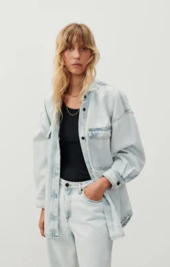 Damen American Vintage |Damenbluse Joybird Winter Bleached