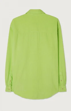 Damen American Vintage |Damenbluse Padow Fluoreszierendes Gelb Vintage