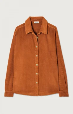 Damen American Vintage |Damenbluse Padow Zimt Vintage