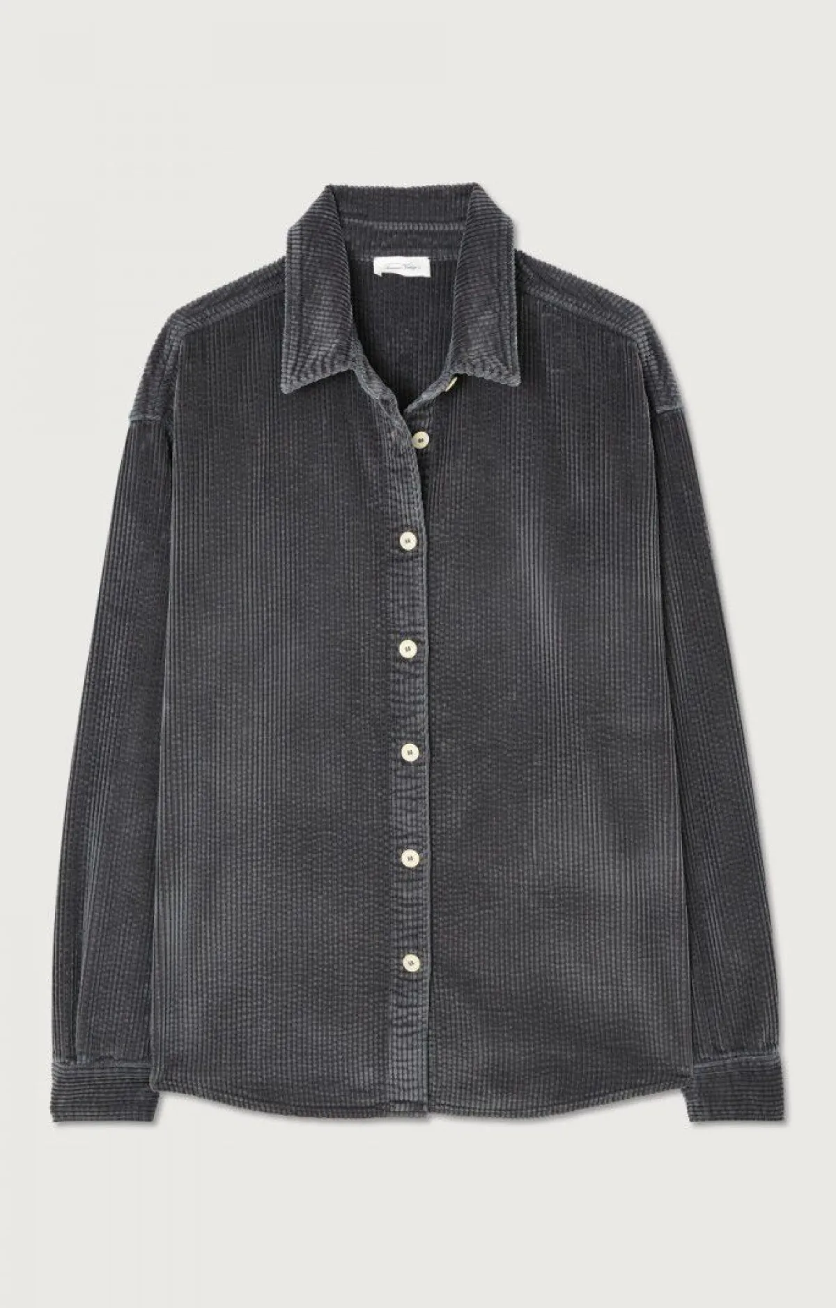 Damen American Vintage |Damenbluse Padow Kohlenstoff Vintage