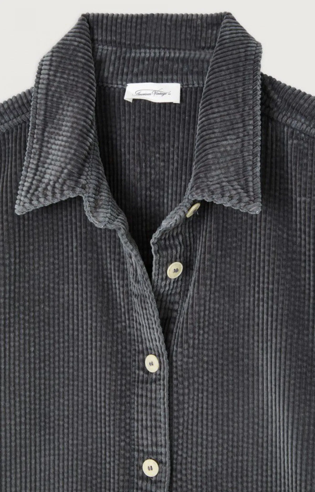 Damen American Vintage |Damenbluse Padow Kohlenstoff Vintage