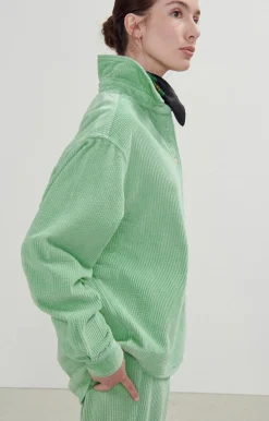 Damen American Vintage |Damenbluse Padow Gurke Vintage