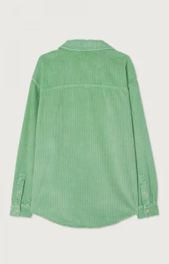 Damen American Vintage |Damenbluse Padow Gurke Vintage