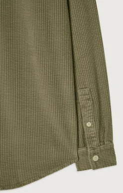 Damen American Vintage |Damenbluse Padow Tabak Vintage