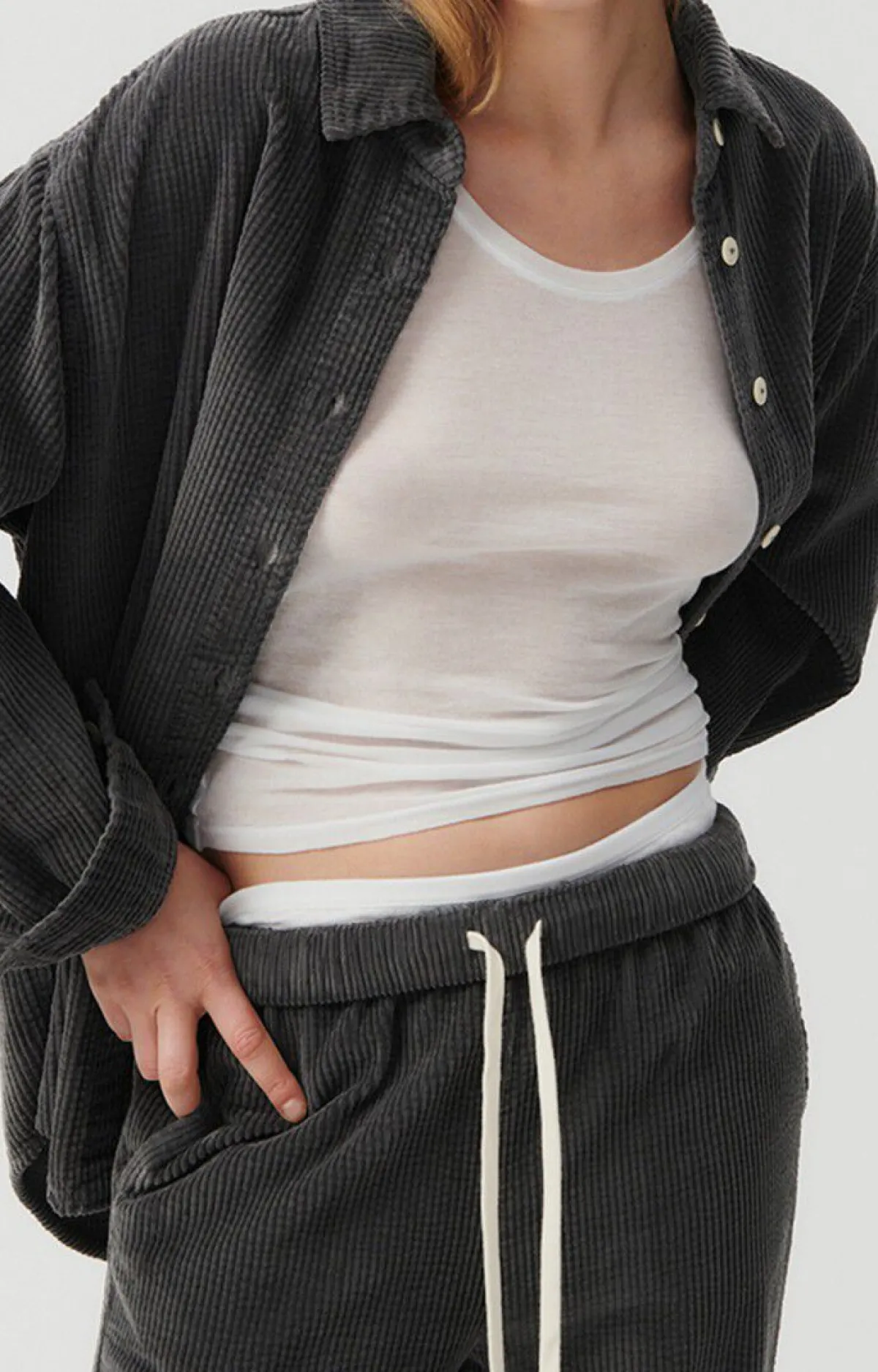 Damen American Vintage |Damenbluse Padow Zink
