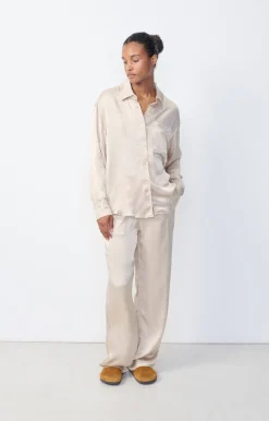 Damen American Vintage |Damenbluse Shaning Ecru