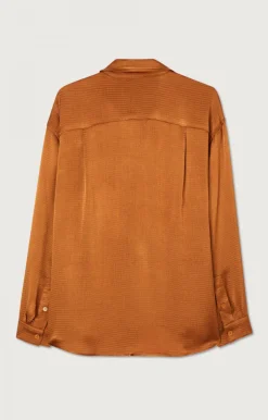 Damen American Vintage |Damenbluse Shaning Zimt