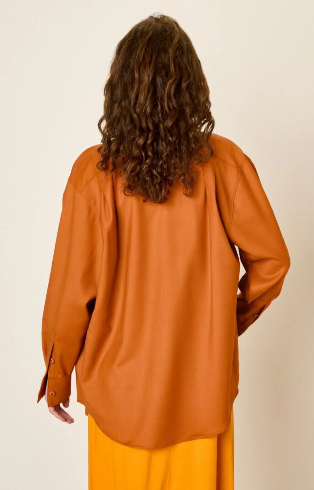 Damen American Vintage |Damenbluse Tabinsville Zimt