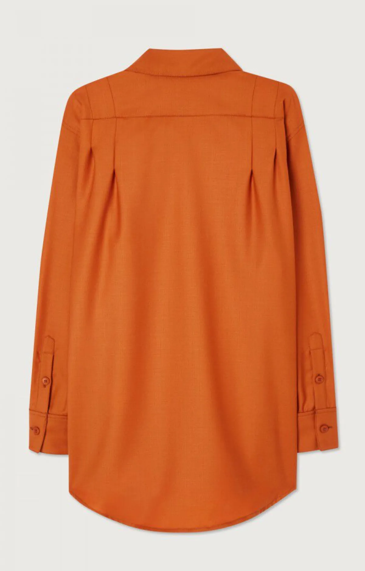 Damen American Vintage |Damenbluse Tabinsville Zimt