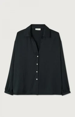 Damen American Vintage |Damenbluse Widland Lakritze
