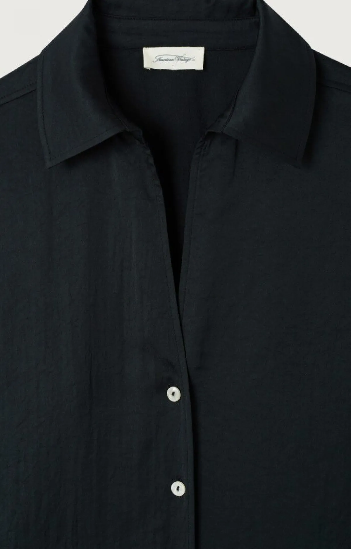 Damen American Vintage |Damenbluse Widland Lakritze