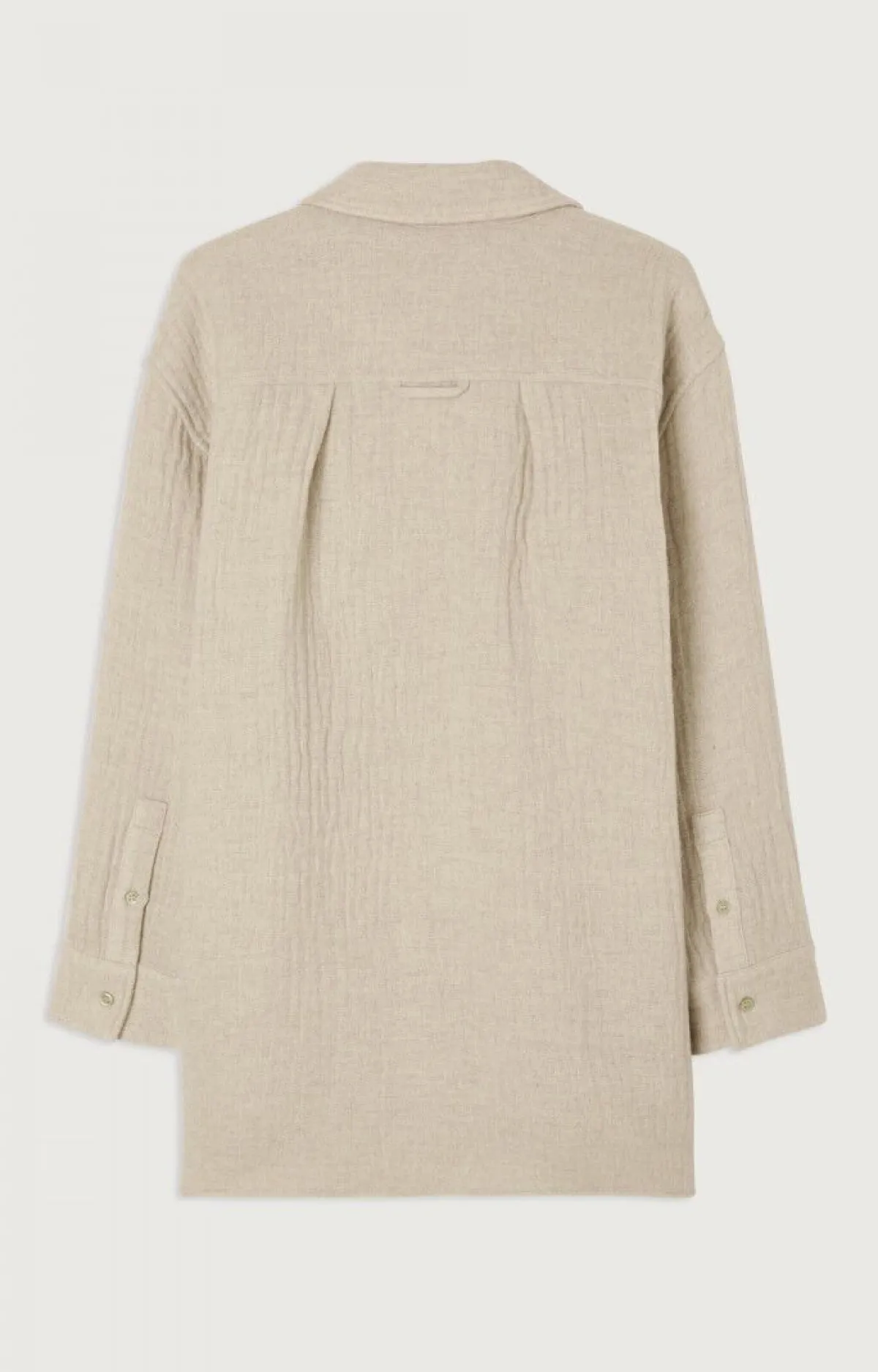 Damen American Vintage |Damenbluse Yenboro Nebel Meliert