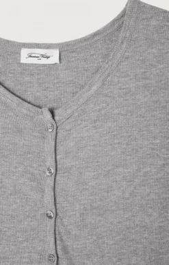 Damen American Vintage |Damencardigan Odyl Grau Meliert