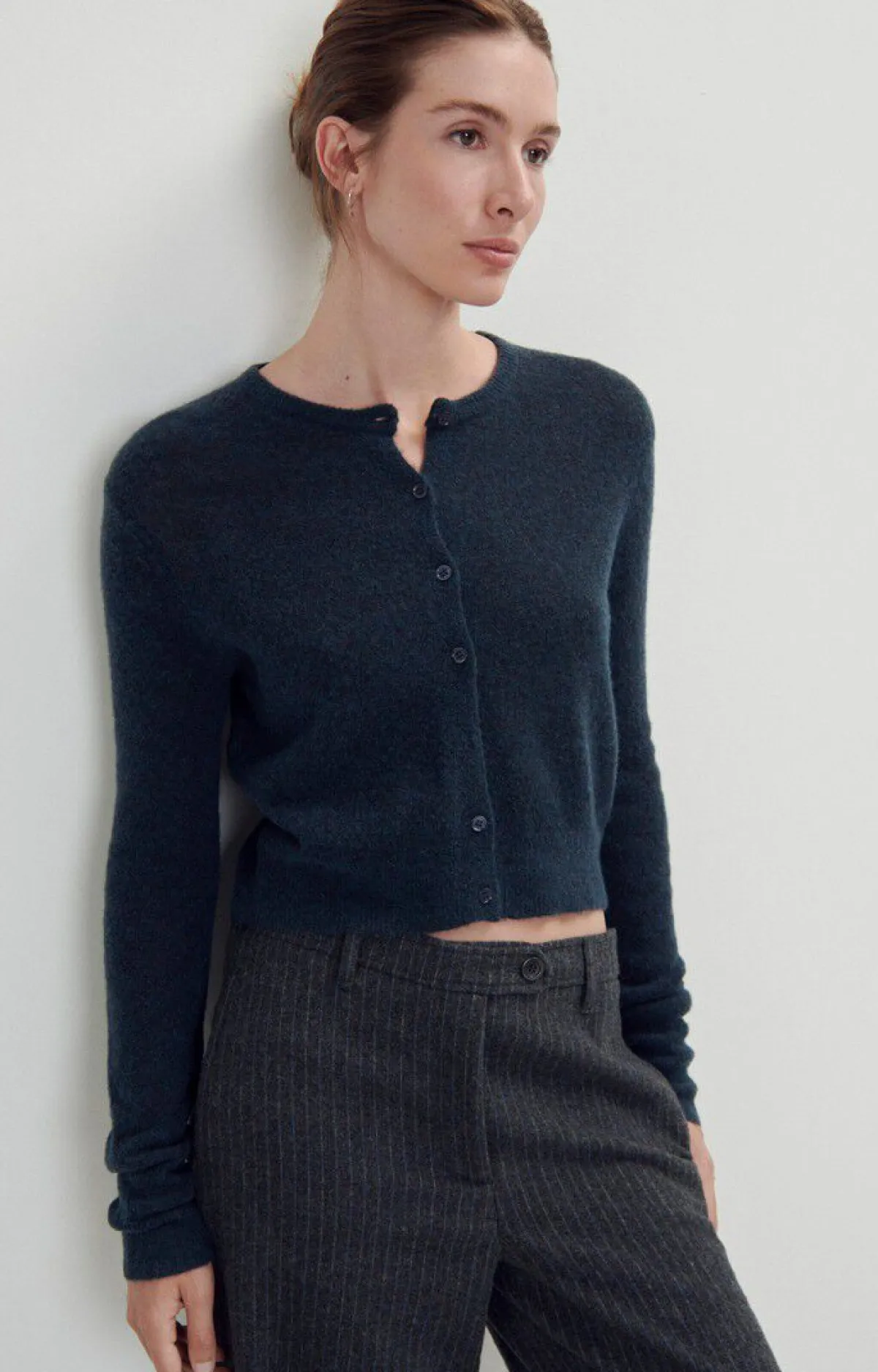 Damen American Vintage |Damencardigan Razpark Abysse Meliert