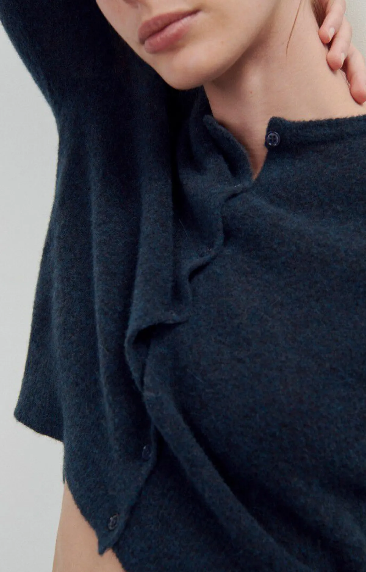 Damen American Vintage |Damencardigan Razpark Abysse Meliert