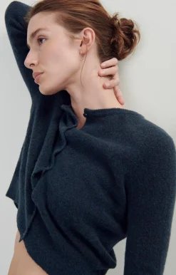 Damen American Vintage |Damencardigan Razpark Abysse Meliert