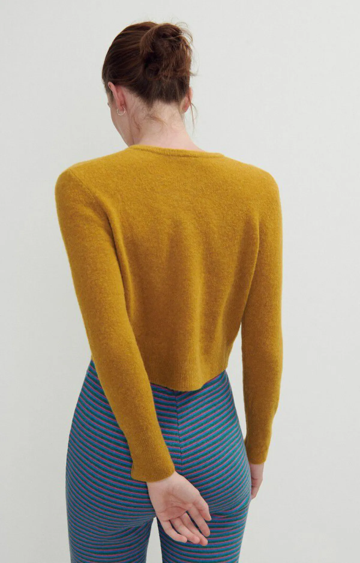 Damen American Vintage |Damencardigan Razpark Safran Meliert