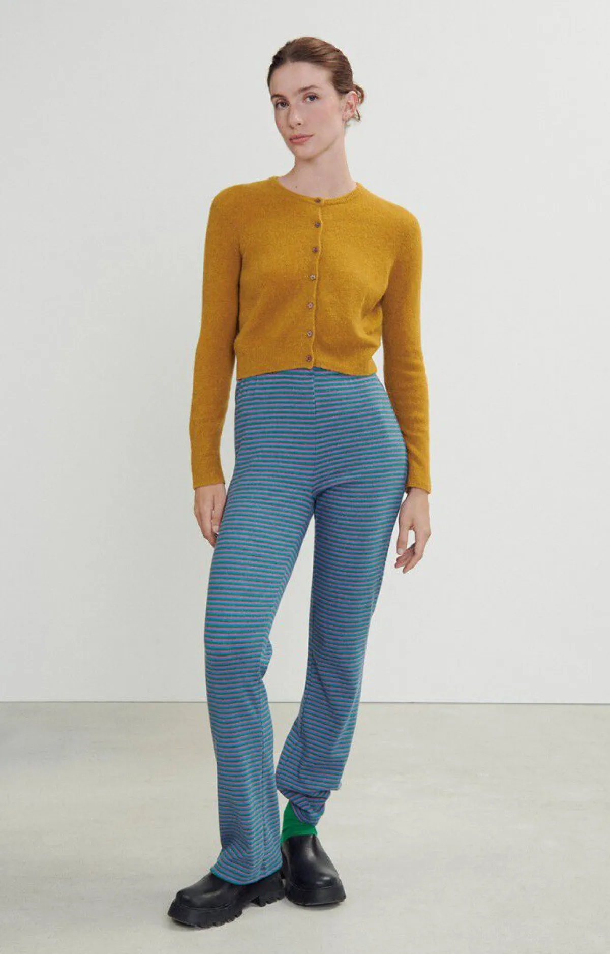 Damen American Vintage |Damencardigan Razpark Safran Meliert