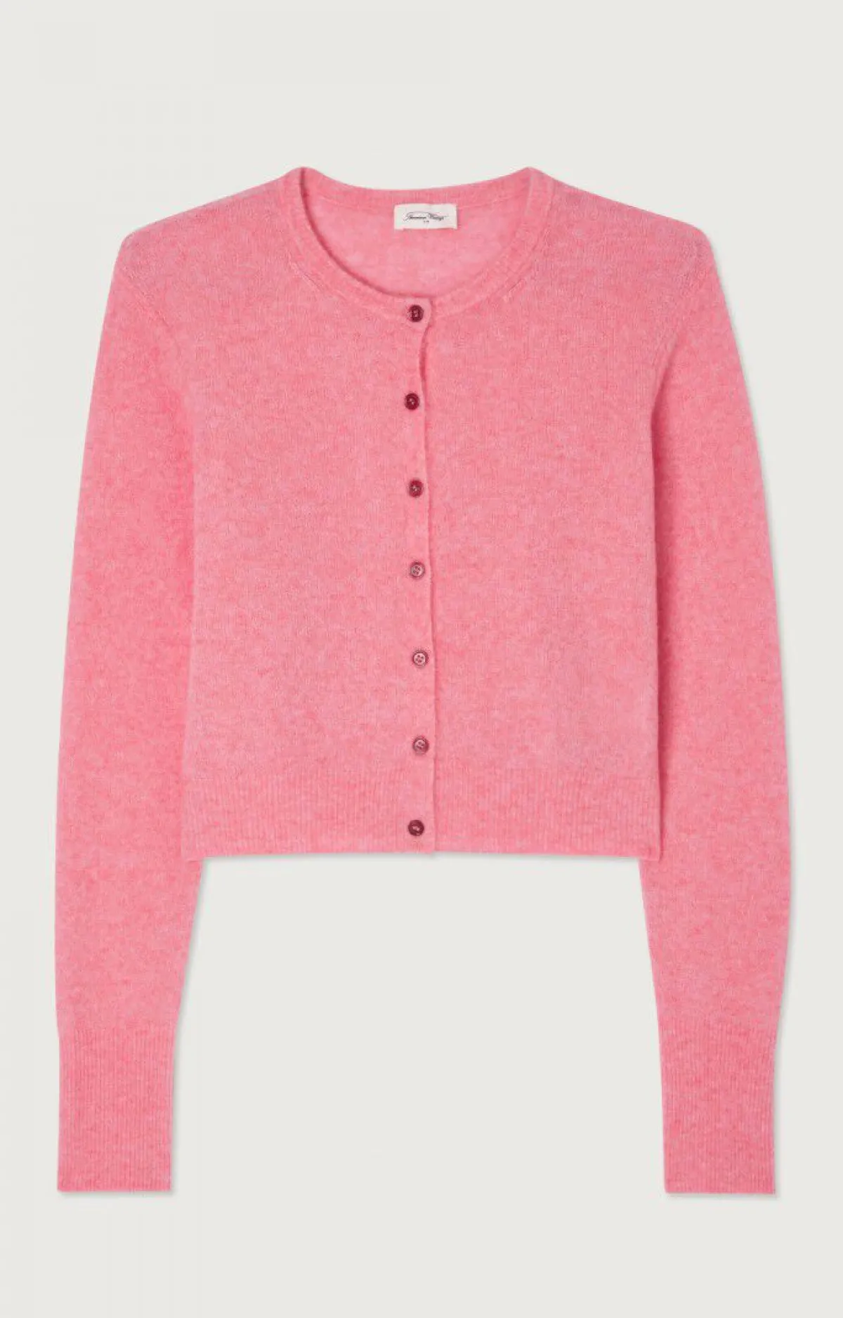 Damen American Vintage |Damencardigan Razpark Candy Pink Meliert