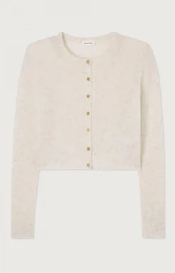 Damen American Vintage |Damencardigan Razpark Ecru Multimeliert