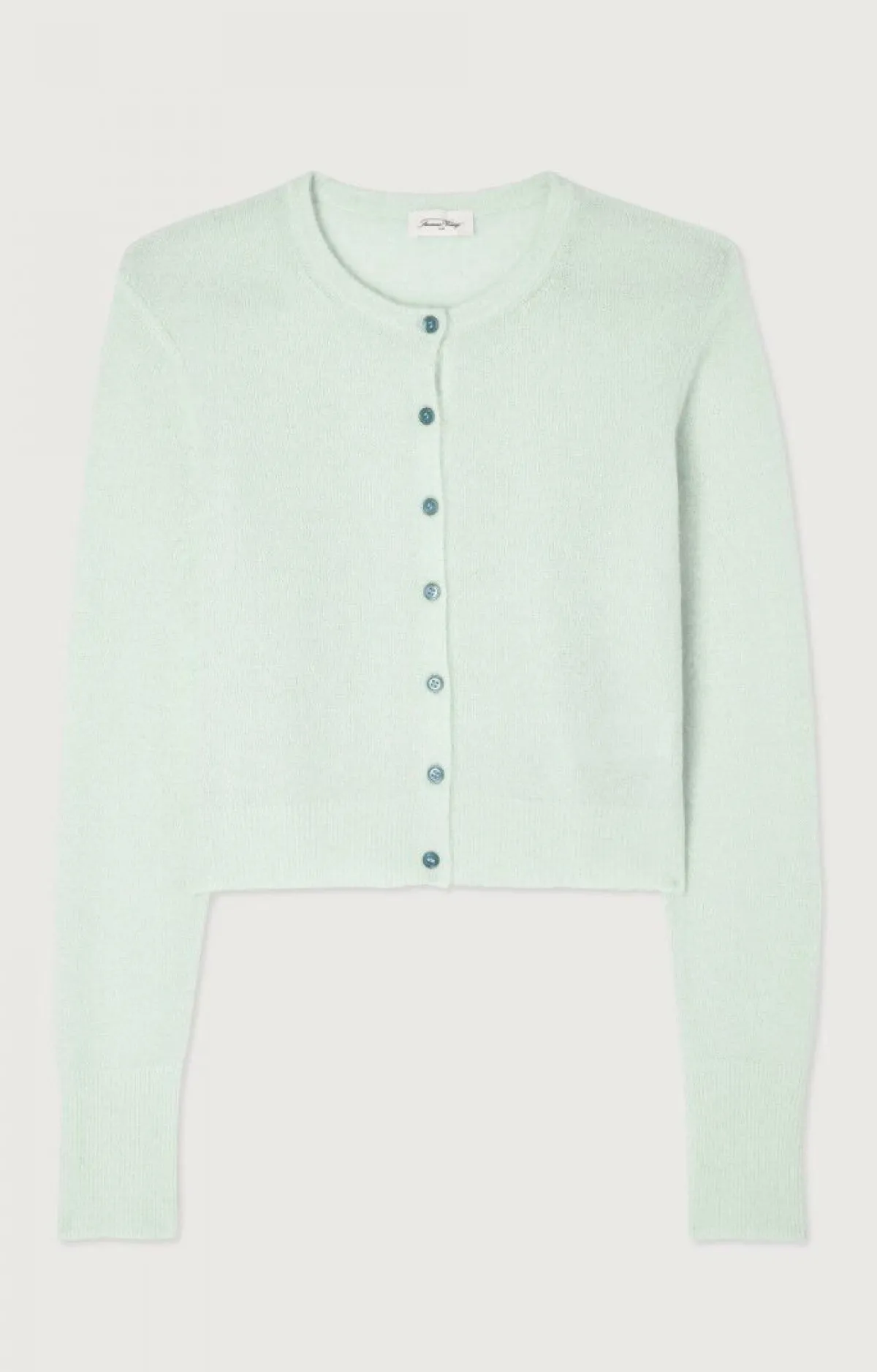 Damen American Vintage |Damencardigan Razpark Wassergrun Meliert