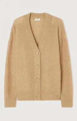 Damen American Vintage |Damencardigan Tyji Brauner Zucker