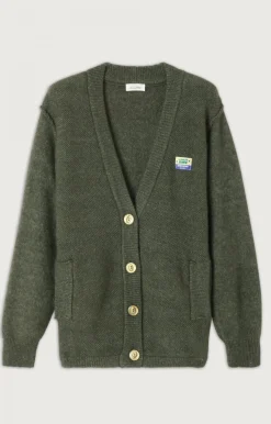 Damen American Vintage |Damencardigan Vitow Linse Meliert