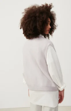 Damen American Vintage |Damencardigan Vitow Blaues Dragee Meliert