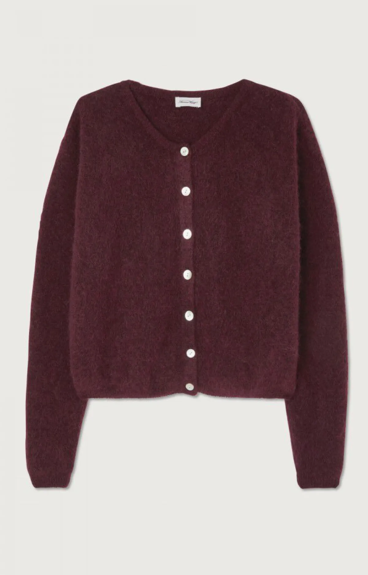 Damen American Vintage |Damencardigan Vitow Mahagoni Meliert