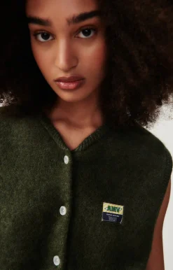 Damen American Vintage |Damencardigan Vitow Linse Meliert