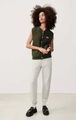 Damen American Vintage |Damencardigan Vitow Linse Meliert