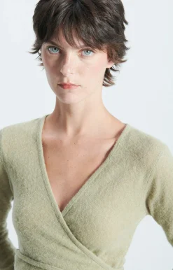 Damen American Vintage |Damencardigan Xinow Sandstein