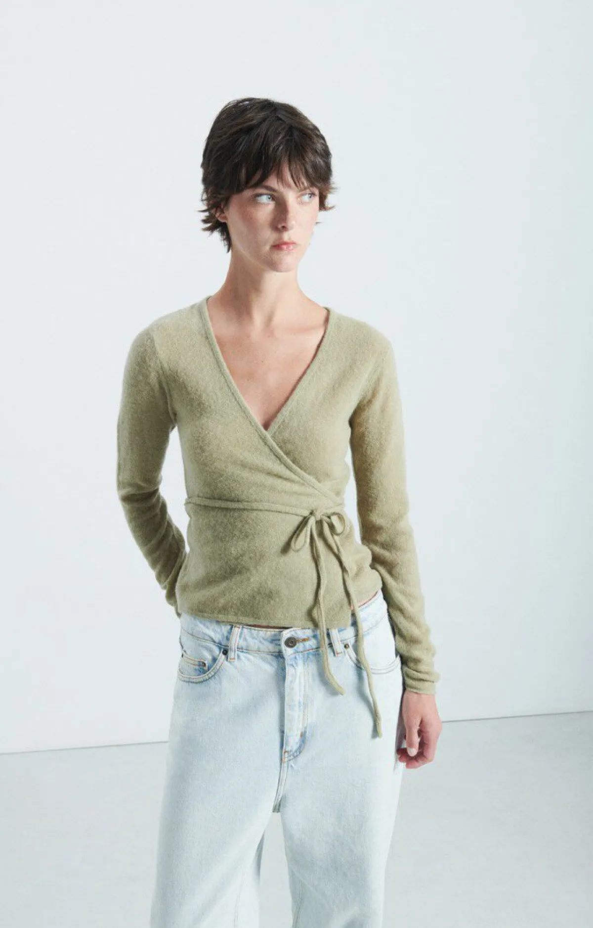 Damen American Vintage |Damencardigan Xinow Sandstein