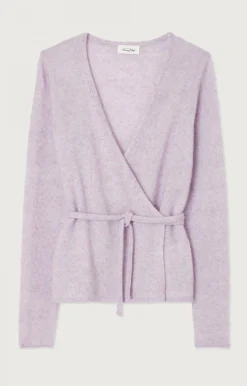 Damen American Vintage |Damencardigan Xinow Glycin Meliert