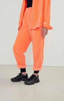 Damen American Vintage |Damenhose Padow Leuchtendes Orange