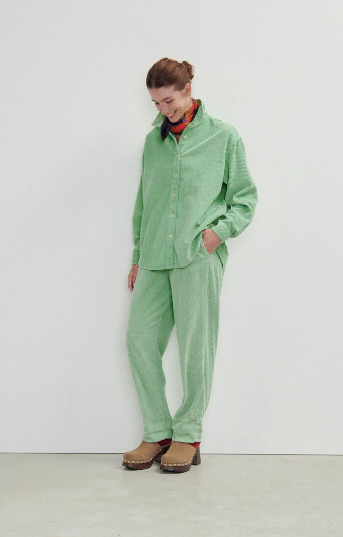 Damen American Vintage |Damenhose Padow Gurke Vintage