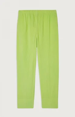 Damen American Vintage |Damenhose Padow Fluoreszierendes Gelb Vintage