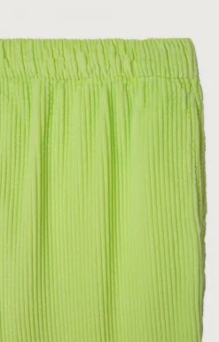 Damen American Vintage |Damenhose Padow Fluoreszierendes Gelb Vintage