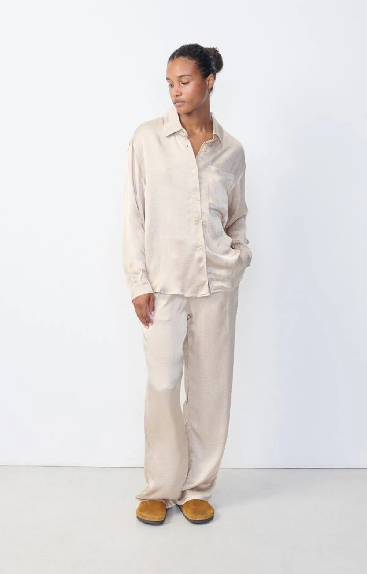 Damen American Vintage |Damenhose Shaning Ecru