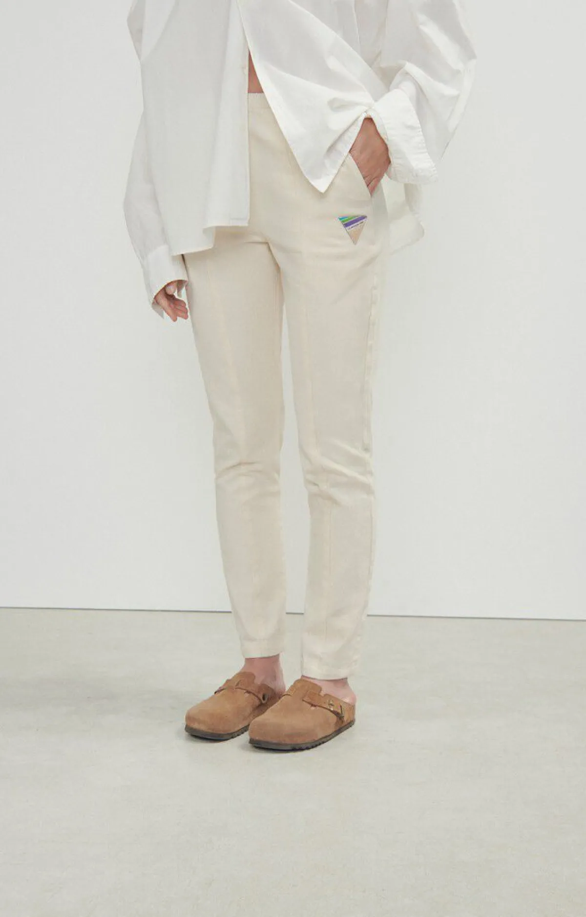 Damen American Vintage |Damenhose Tirabay Ecru