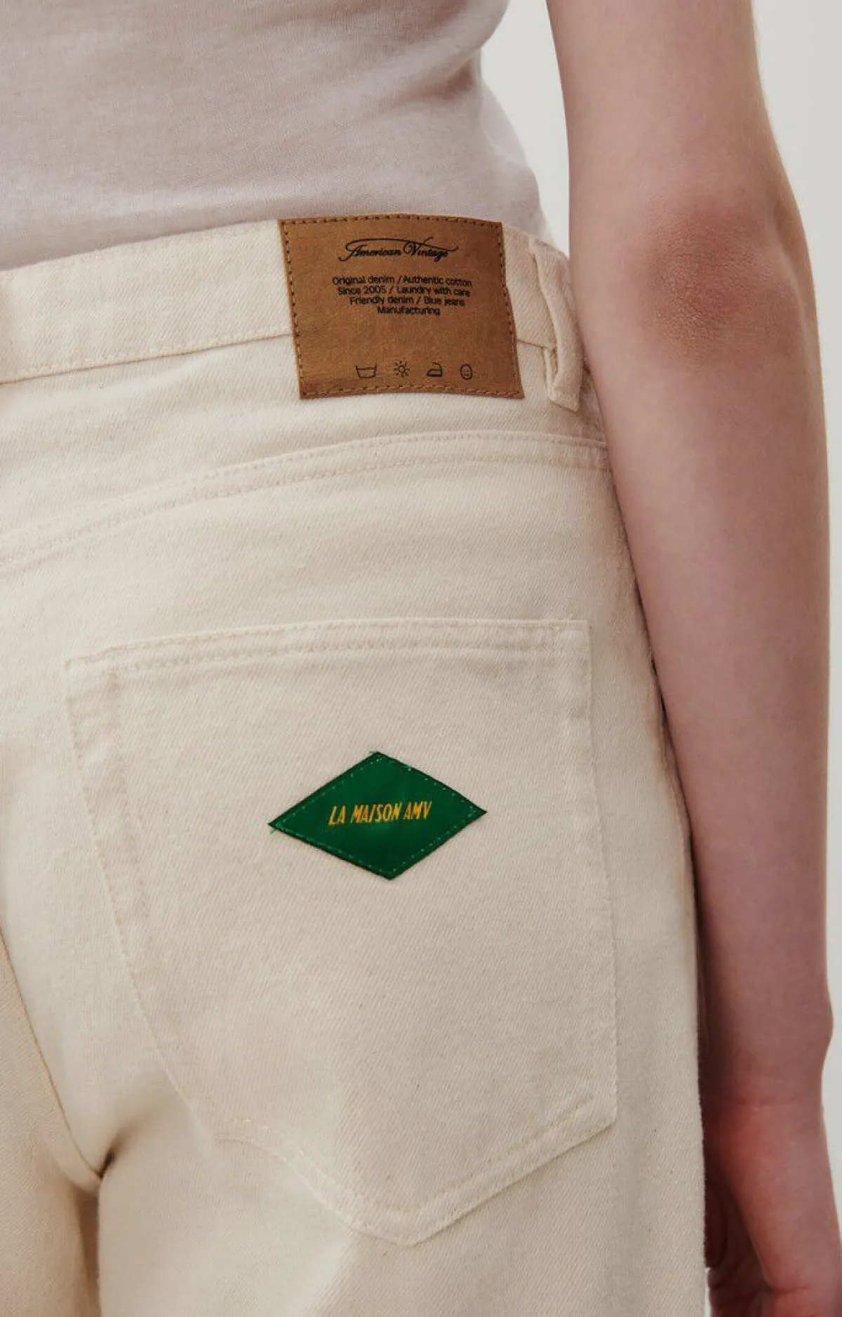 Damen American Vintage |Damenjeans Spywood Ecru