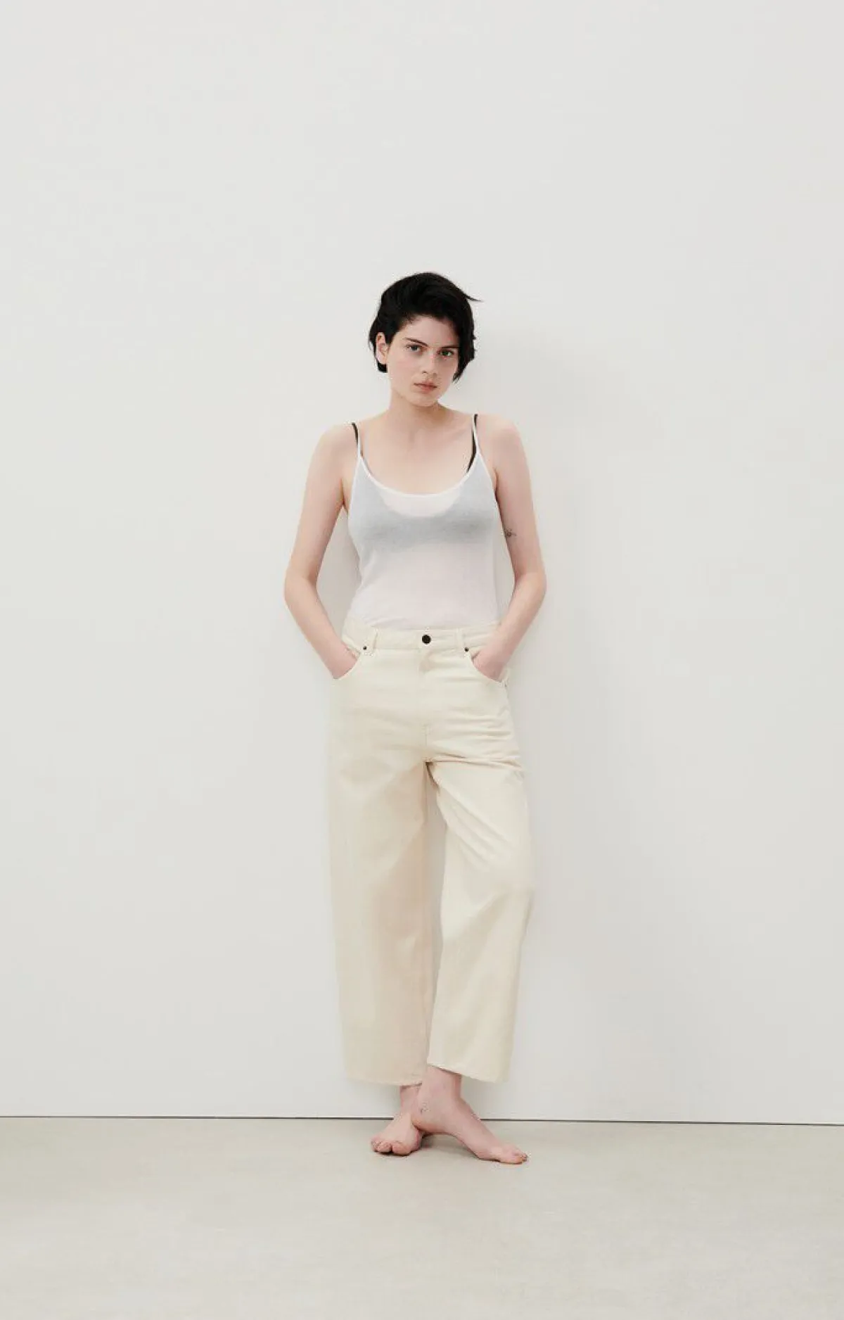 Damen American Vintage |Damenjeans Spywood Ecru
