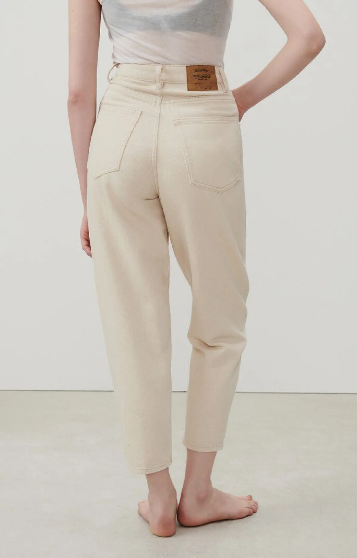 Damen American Vintage |Damenjeans Tineborow Ecru