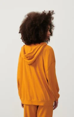 Damen American Vintage |Damenkapuzenpullover Ypawood Kurbis Meliert