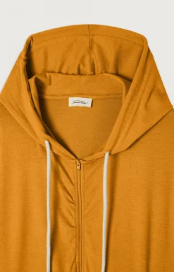 Damen American Vintage |Damenkapuzenpullover Ypawood Kurbis Meliert