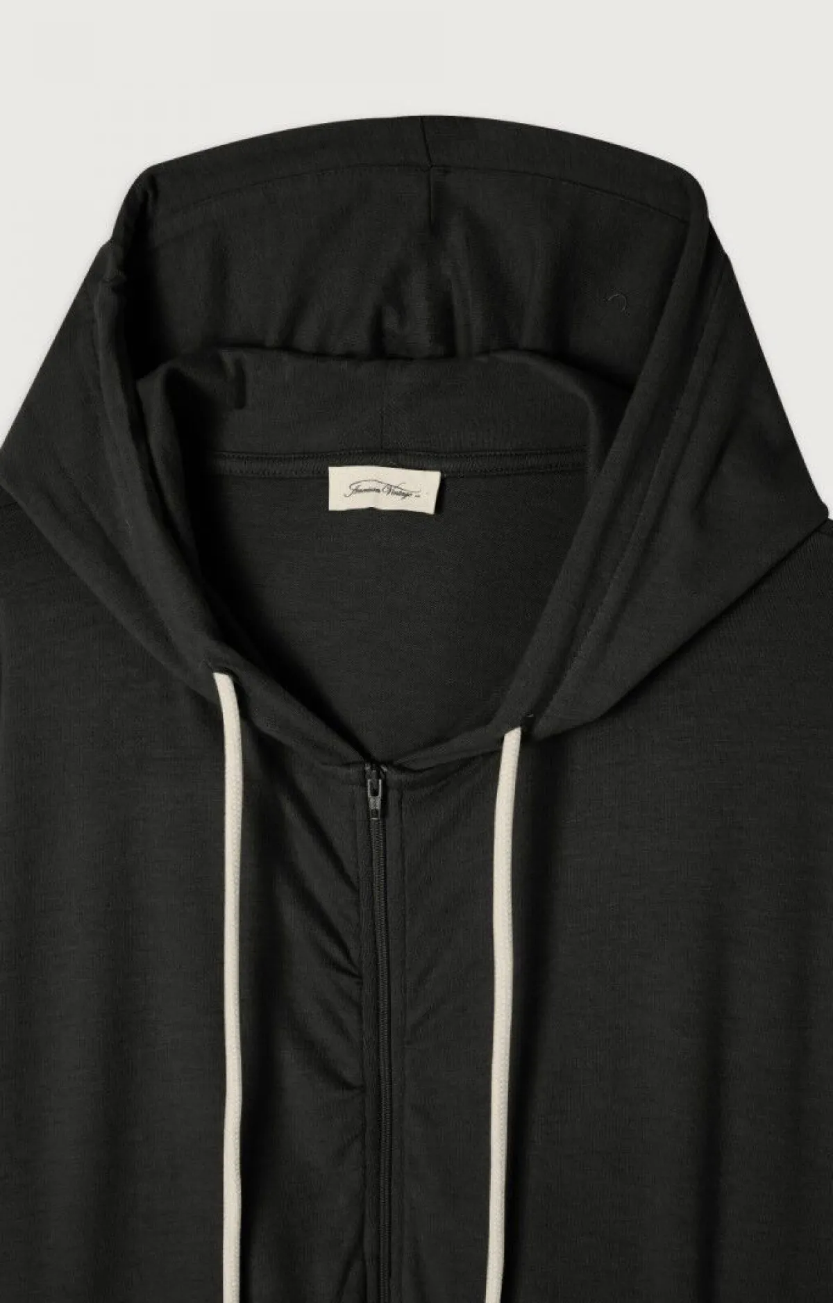 Damen American Vintage |Damenkapuzenpullover Ypawood Kohlenstoff Meliert