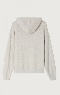 Damen American Vintage |Damenkapuzensweatshirt Kodytown Vlies Meliert