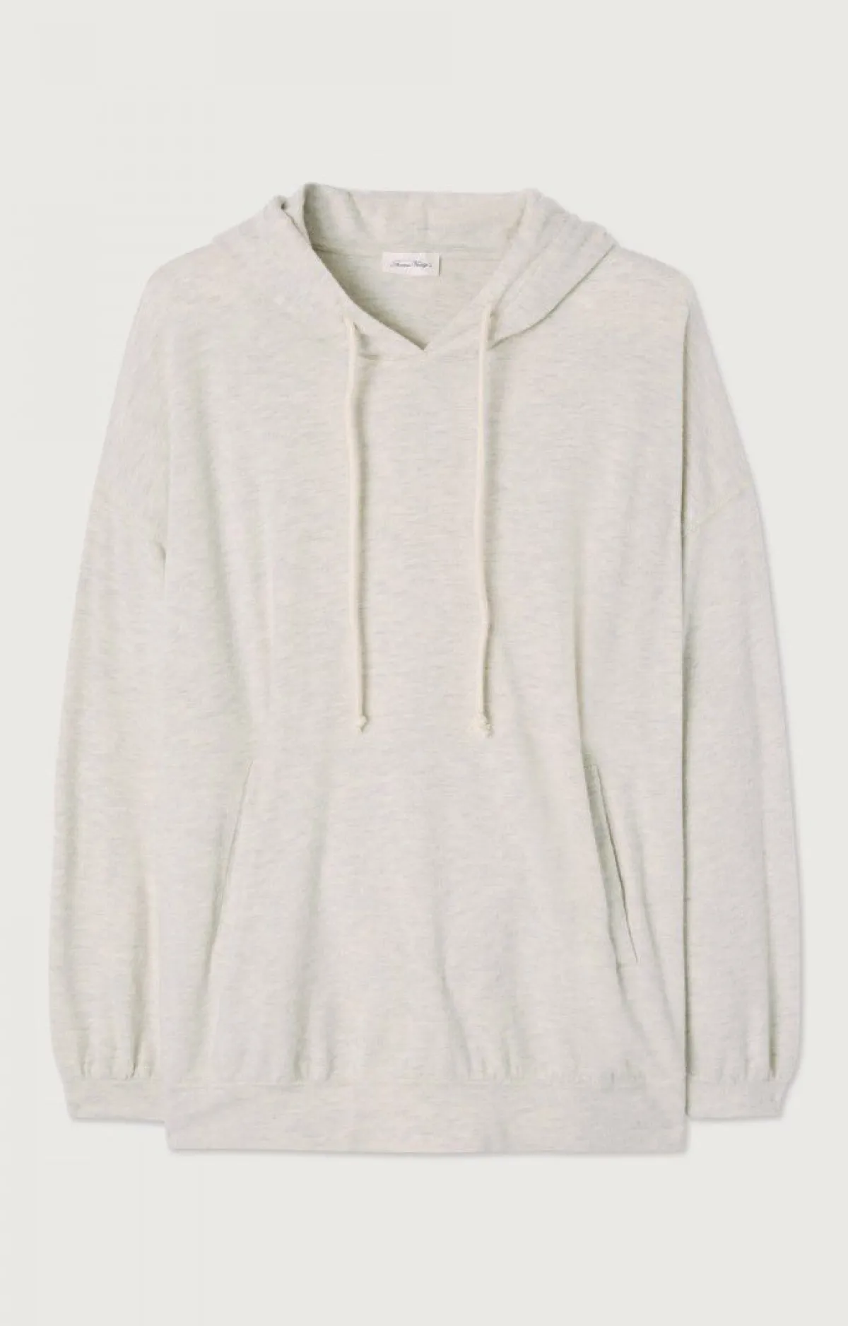 Damen American Vintage |Damenkapuzensweatshirt Ypawood Grau Meliert
